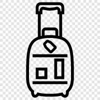 luggage, suitcase, travel, baggage icon svg