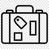 luggage, suitcases, backpacks, duffel bags icon svg