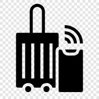 bagaj, seyahat, seyahat aksesuarı, bagaj çantası ikon svg