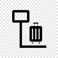 luggage weight, luggage scale, luggage scale online, luggage scale reviews icon svg