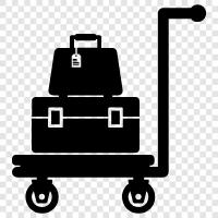 luggage, bags, backpacks, suitcases icon svg