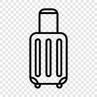 luggage, travel, suitcase, bag icon svg