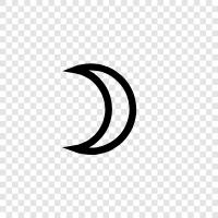 lunar eclipse, quarter moon phase, full moon, new moon icon svg