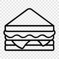 lunch, food, eatery, sandwich icon svg