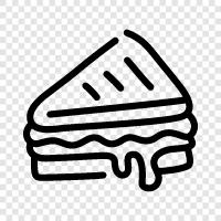 lunch, food, eatery, Sandwich icon svg