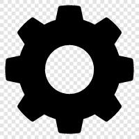 machine, gears, wheel, axle icon svg