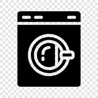 machine, washer, dryer, cleaning icon svg