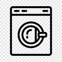 machine, appliances, cleaning, laundry icon svg