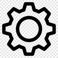 machine, engineering, manufacture, production icon svg