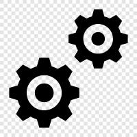 machine, mill, gear, wheel icon svg