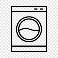 machine, clothes, cleaning, laundry icon svg