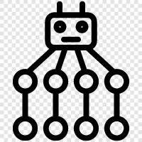 machine, automaton, android, artificial intelligence icon svg