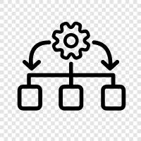 machine learning, artificial intelligence, decision making, optimization icon svg