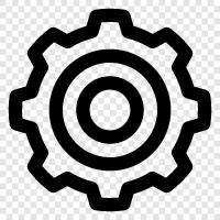 machine, clock, gears, wheel icon svg