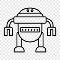 machine, android, computer, artificial intelligence icon svg