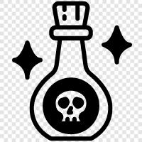 magic, potions, elixir, health icon svg