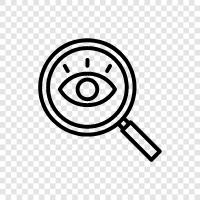 magnifier, magnifying glass, reading glasses, magnification icon svg