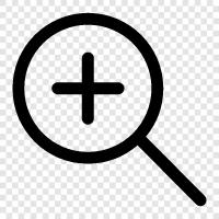magnifier zoom in on text, magnifier zoom in on image, magn, magnifier zoom in icon svg