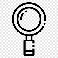 magnifying glass, microscope glass, glass magnifier, magnifying glass for icon svg