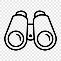 magnifying, optical, telescopes, Binoculars icon svg