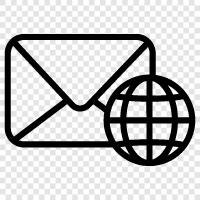 mail, email, internet, world icon svg