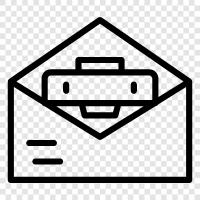 mail carrier, mail room, mail handler, mail job icon svg