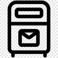 mail, mailbox, mail box, mailbox service icon svg