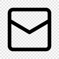 mail, mailing, letter, mail box icon svg