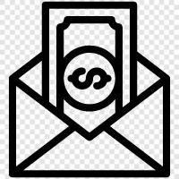 mailing envelope stuffing material, envelopes, senders, envelope icon svg