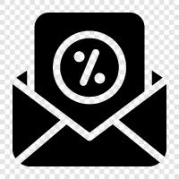 mailing, letter, postal, printing icon svg