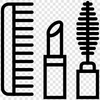 Инструменты для макияжа, щетки для макияжа, наборы макияжа, тренинги для макияжа Значок svg