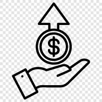 making money, business, entrepreneurship, financial planning icon svg