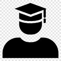 Male Graduates, Male College Graduates, Male High School Graduates, Male Graduation icon svg