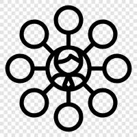 management, control, centralized, organization icon svg