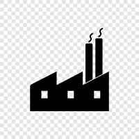 manufacturing, production, assembly line, production line icon svg