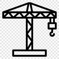 manufacturing, engineering, construction, heavy equipment icon svg