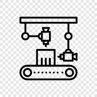 manufacturing, milling, turning, drilling icon svg