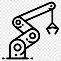 manufacturing, engineering, production, automation icon svg