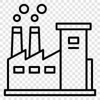 manufacturing plants, manufacturing companies, manufacturing jobs, manufacturing company icon svg