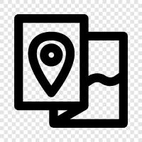 Map application, Map app, Map software, Map maker icon svg