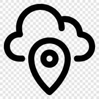 Karte, Cloud, Maps, Google Maps symbol