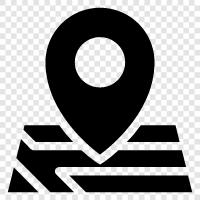 map coordinates, map location online, map location finder, map location software icon svg