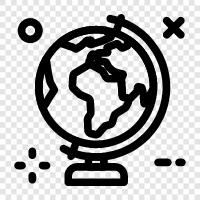 map, location, place, world icon svg