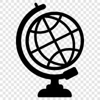 map, location, place, earth icon svg