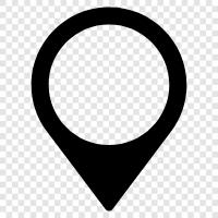 map, location application, GPS, location tracking icon svg