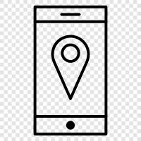 map, location, navigation, directions icon svg