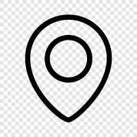 map, location, directions, physical icon svg