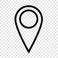 Map, Location, GPS, directions icon svg