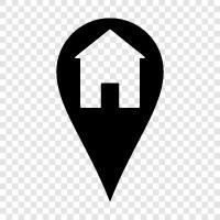 map, markers, place, location icon svg