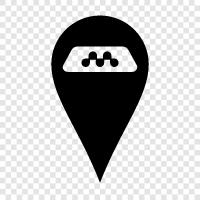 map, directions, street, address icon svg